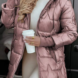 Lina - Duga topla jakna s kapuljačom